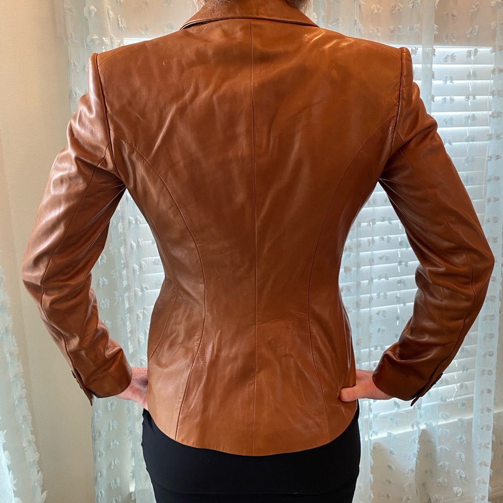 Ralph Lauren leather blazer - Picture 4 of 5